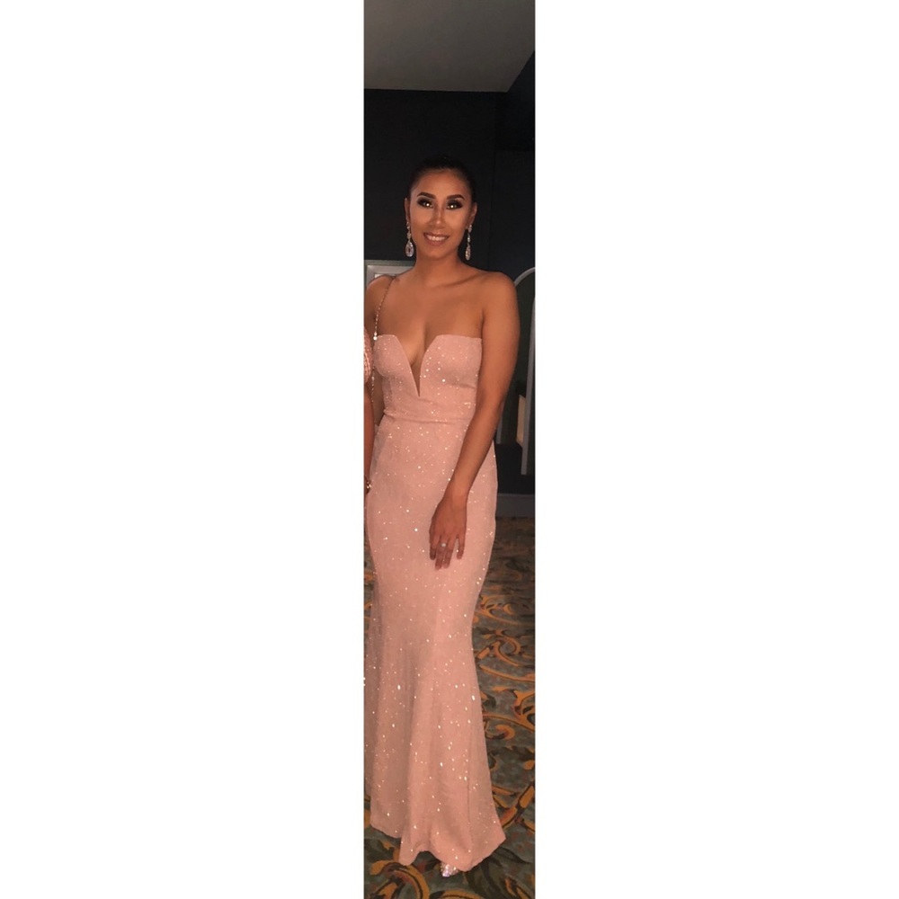 Pink Glitter Dress